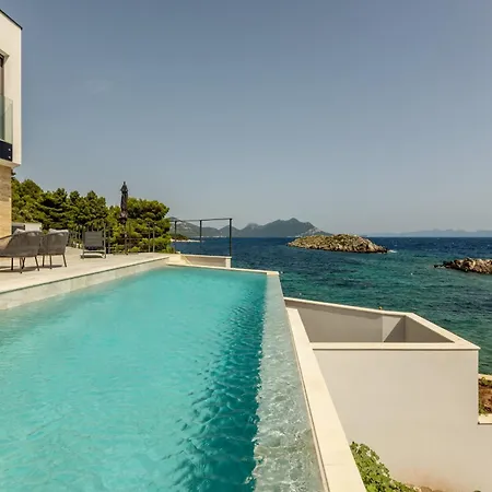 Beachfront Luxury Mare, Featuring A Heated Pool, Fitness Area, And Sauna 别墅 Potomje
